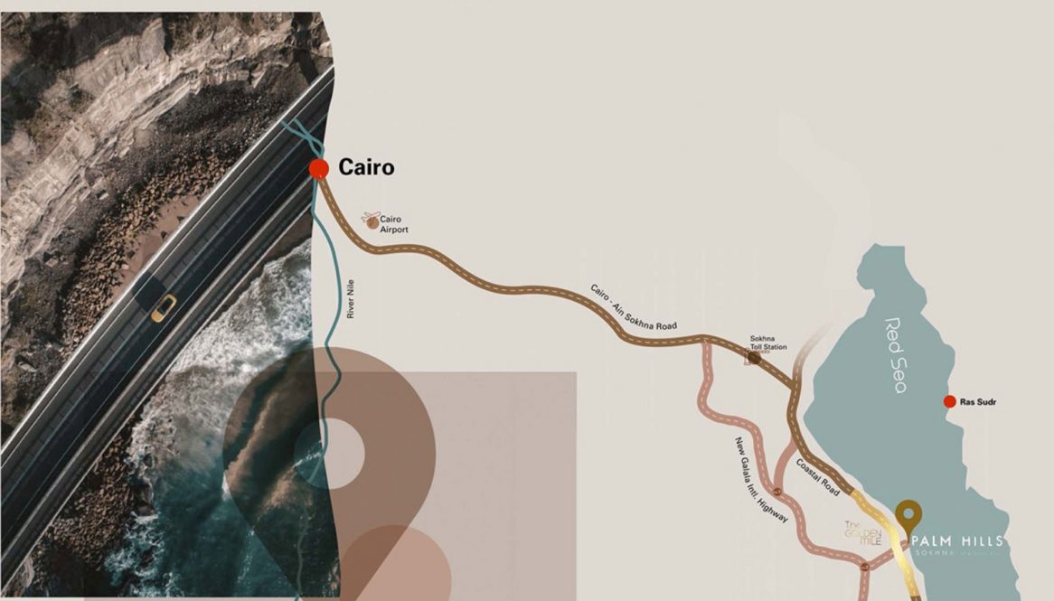 palm hills al ain al sokhna lozation